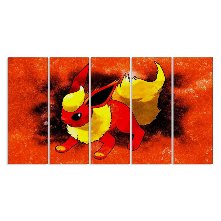 Pokemon Flamara Leinwandbilder – Bild 2