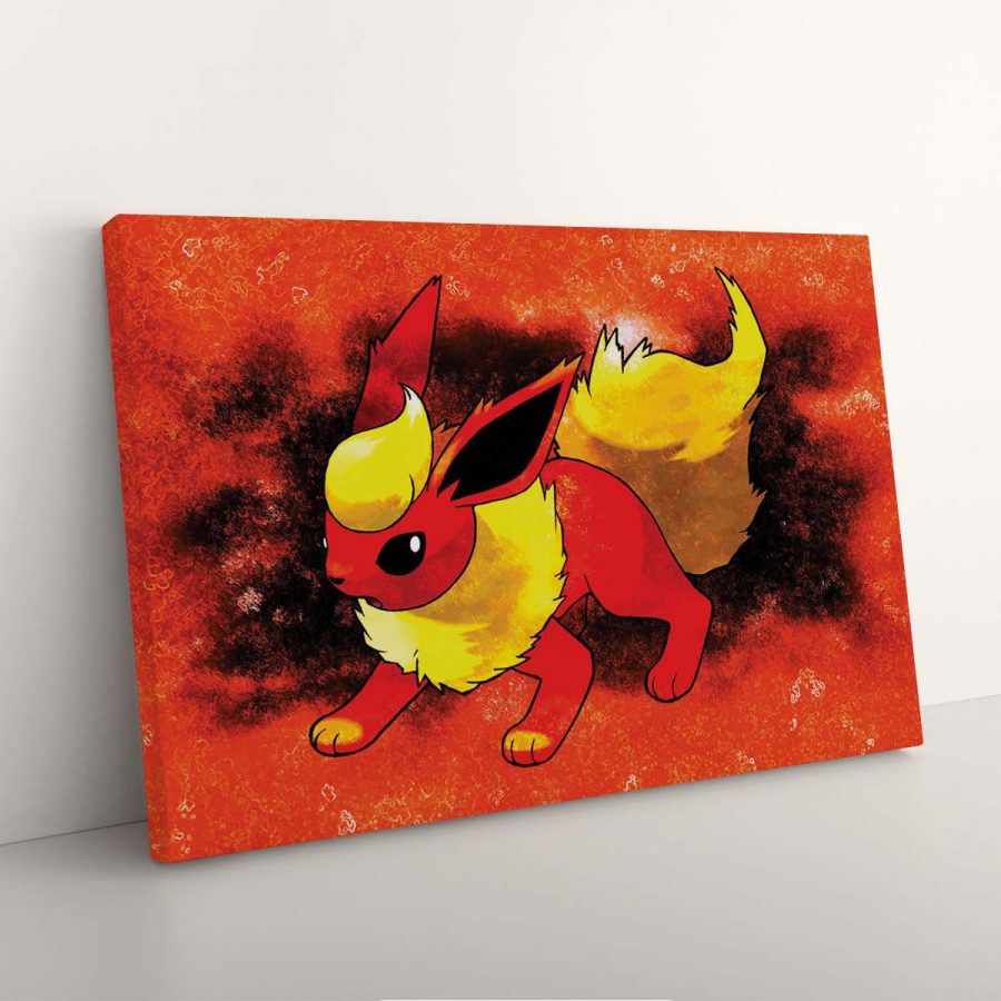 Pokemon Flamara Leinwandbilder – Bild 3