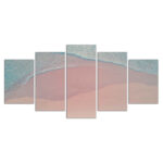 Wellen brechen am ruhigen Strand Sommer Ozean Leinwandbilder