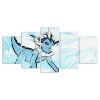 Vaporeon Eevee Evolutions Pokemon Wasserschlacht Leinwandbilder