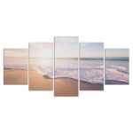 Meer Strand Ozean Wellen im Sand Leinwandbilder