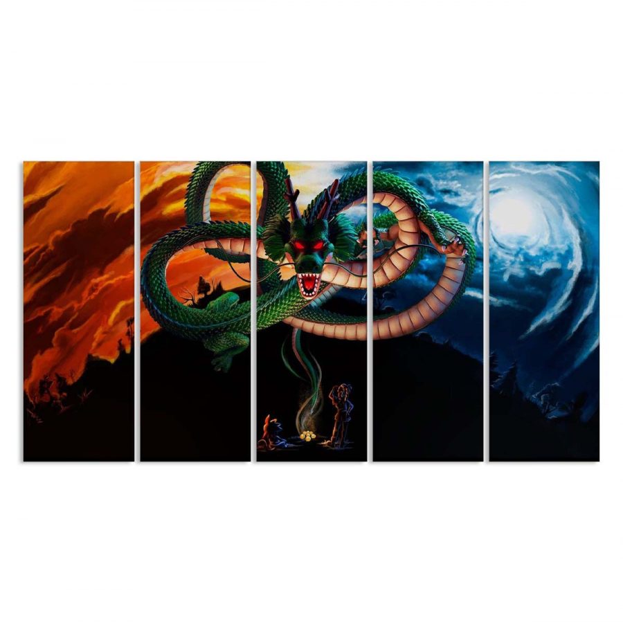 Shenron Dragon Ball Z 6 Leinwandbilder – Bild 2
