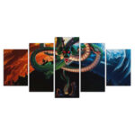 Shenron Dragon Ball Z 6 Leinwandbilder