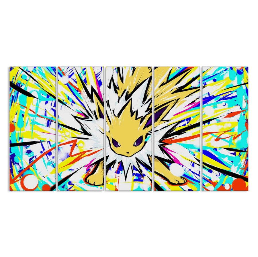 Jolteon Pokemon Eevee Evolutions Leinwandbilder – Bild 2