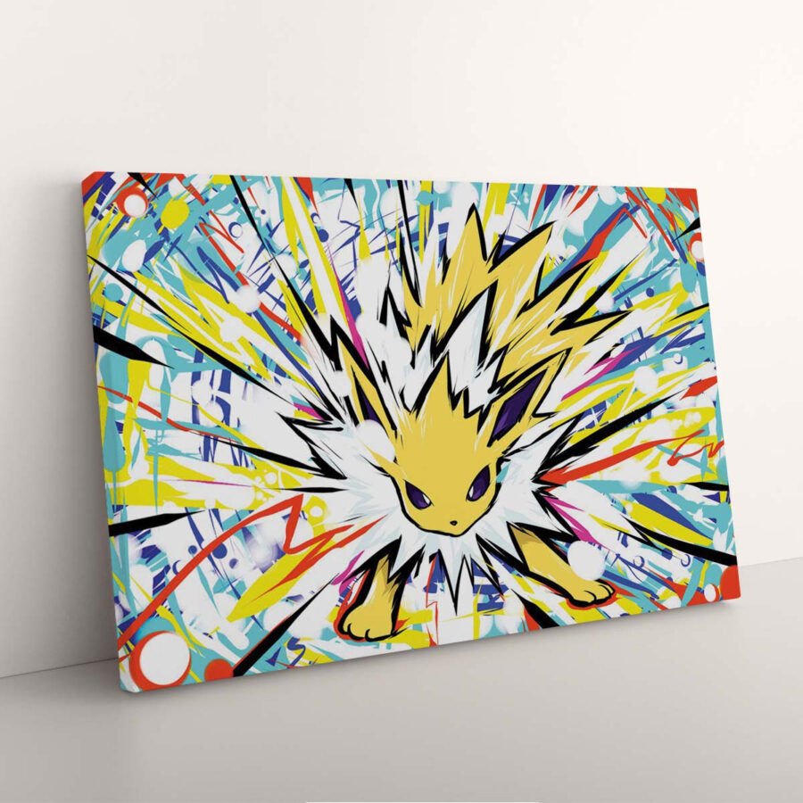 Jolteon Pokemon Eevee Evolutions Leinwandbilder – Bild 3