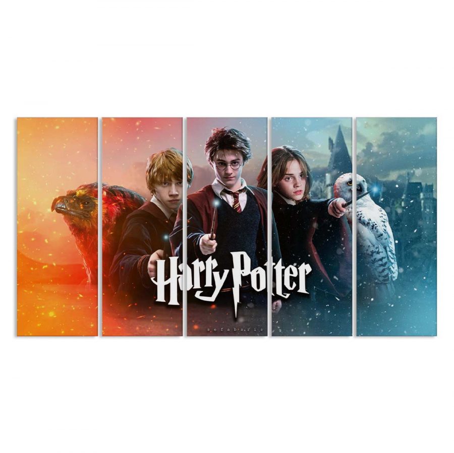 Harry Potter und seine Freunde Hermine Granger Ron Weasley Leinwandbilder – Bild 2