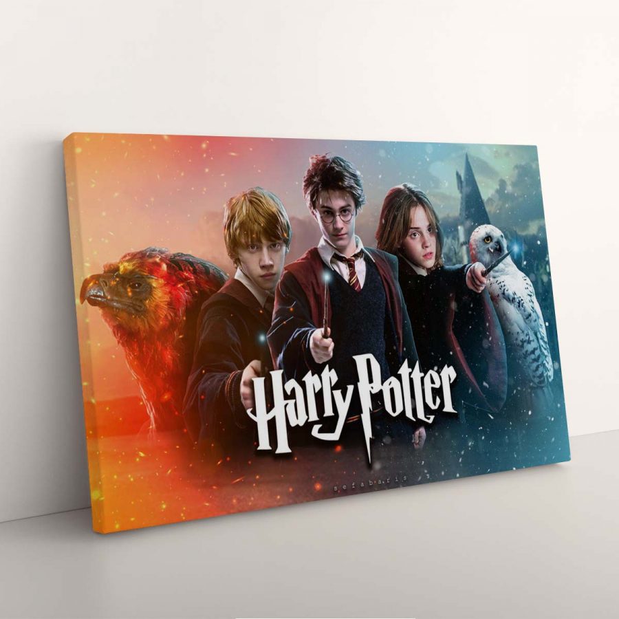 Harry Potter und seine Freunde Hermine Granger Ron Weasley Leinwandbilder – Bild 3