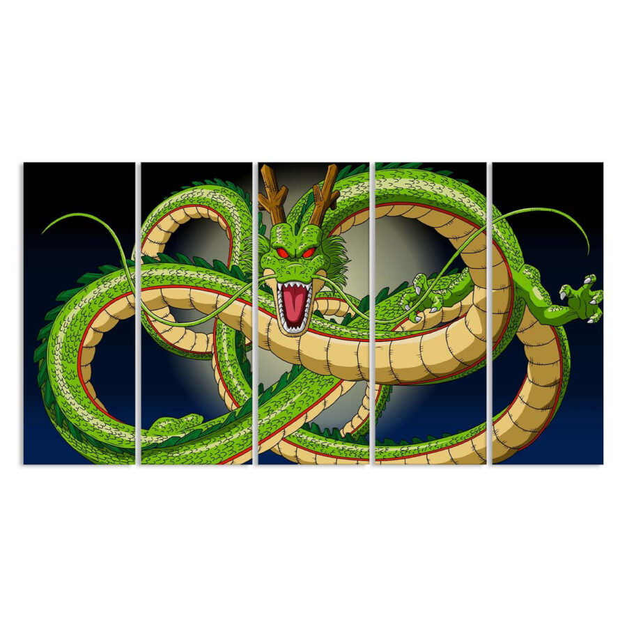 Shenron Dragon Ball Z 5 Leinwandbilder – Bild 2