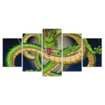 Shenron Dragon Ball Z 5 Leinwandbilder