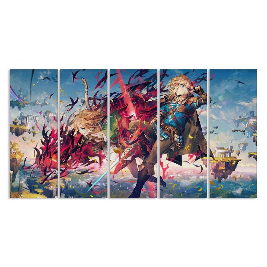 The Legend of Zelda Tränen des Königreichs Link Leinwandbilder – Bild 2