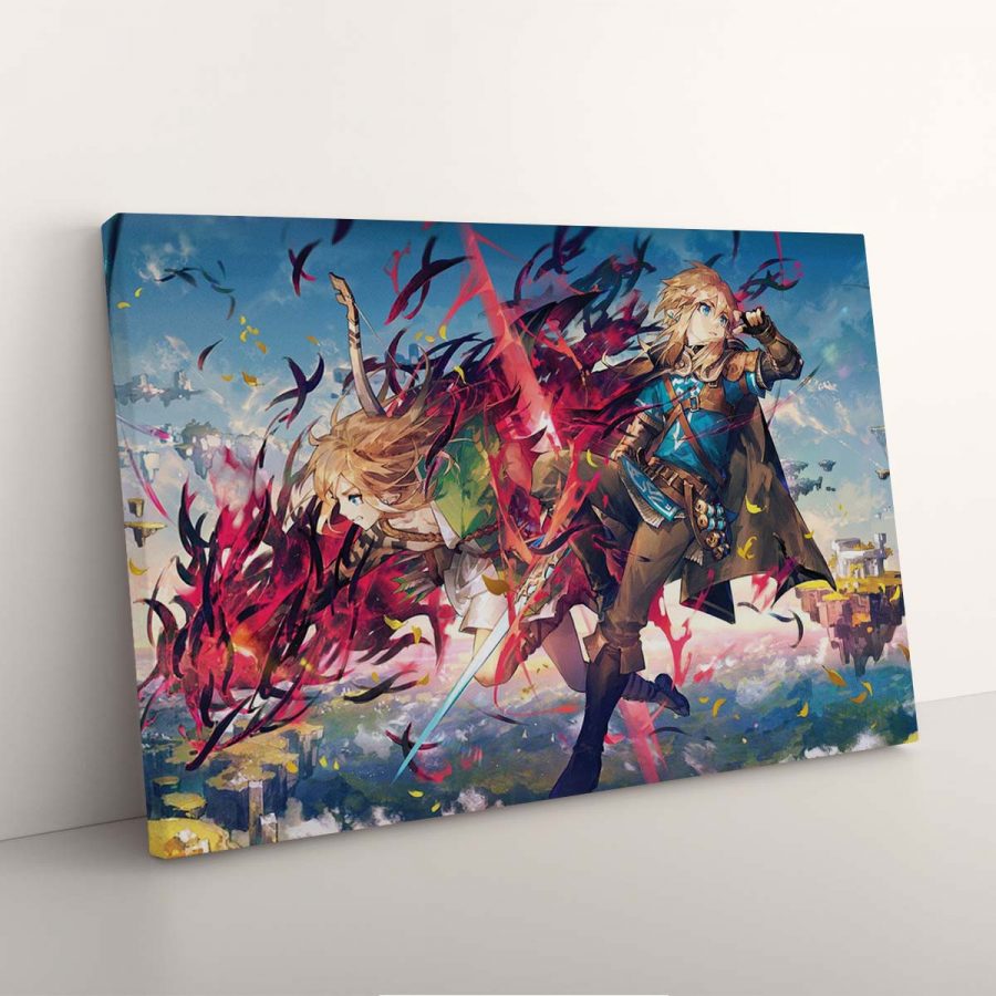 The Legend of Zelda Tränen des Königreichs Link Leinwandbilder – Bild 3