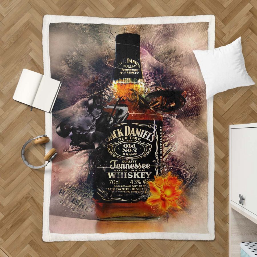 Jack Daniels 1 Decke - Fleecedecke – Bild 3