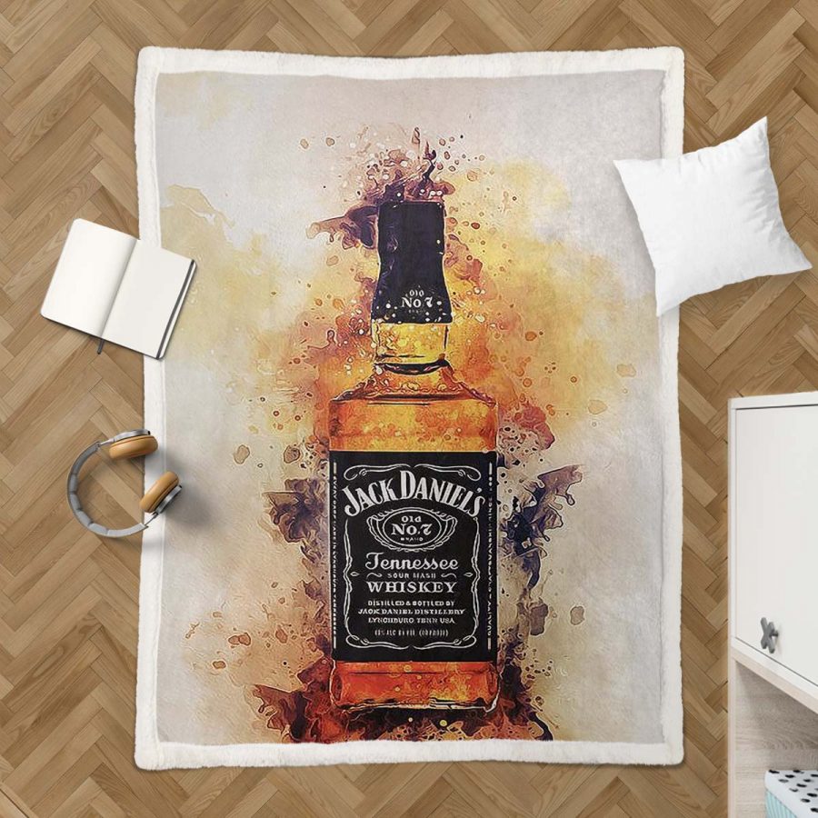 Jack Daniels 2 Decke - Fleecedecke – Bild 3