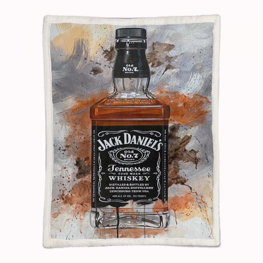 Jack Daniels 3 Decke - Fleecedecke – Bild 2