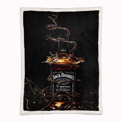 Alternative view of Jack Daniels 5 Decke - Fleecedecke