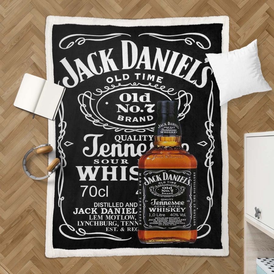 Marke Jack Daniels Nr. 7 Decke - Fleecedecke – Bild 3