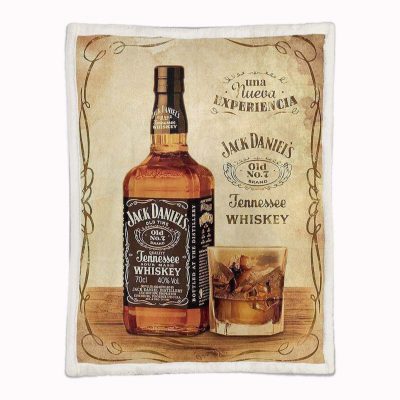 Alternative view of Jack Daniels Nr. 7 alt Decke - Fleecedecke