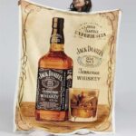 Jack Daniels Nr. 7 alt Decke – Fleecedecke
