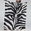 zebra muster design textur Decke - Fleecedecke