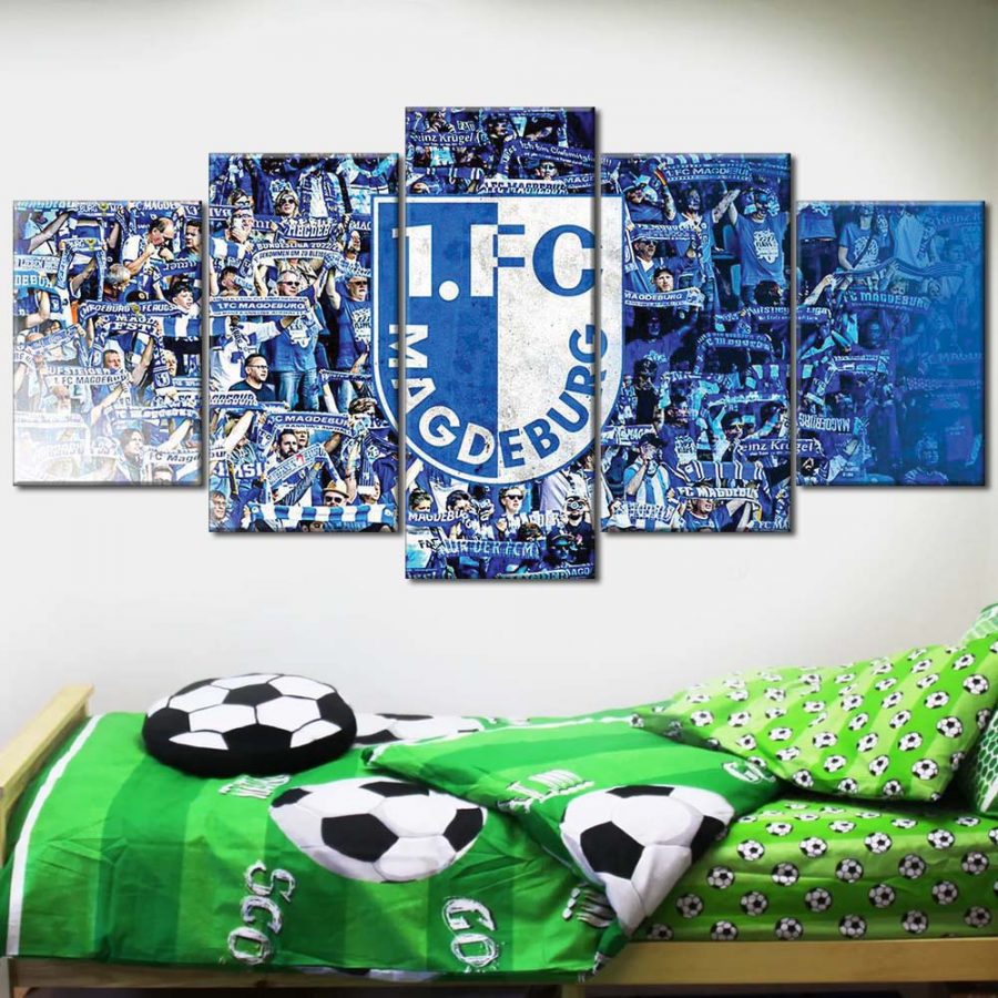 1. FC Magdeburg Sport 04 FCM Leinwandbilder – Bild 2