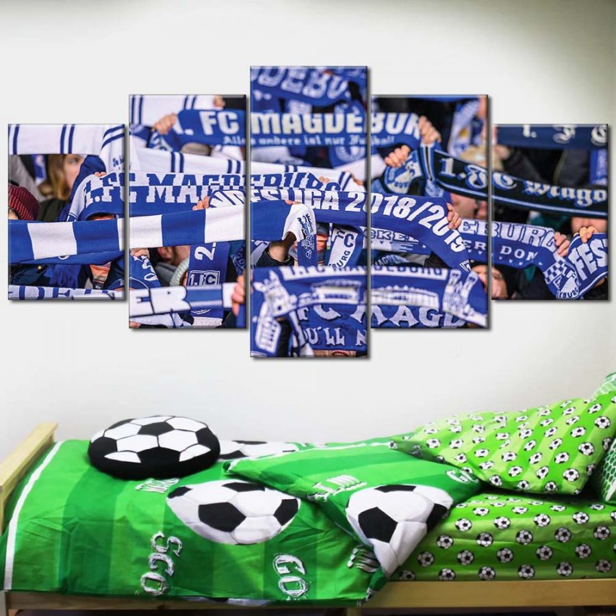 1. FC Magdeburg Sport 08 FCM Leinwandbilder – Bild 2