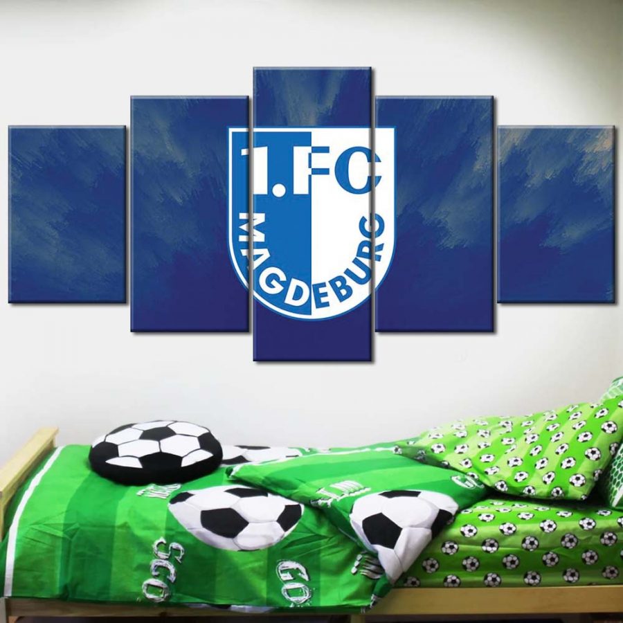 1. FC Magdeburg Blau FCM Leinwandbilder – Bild 2