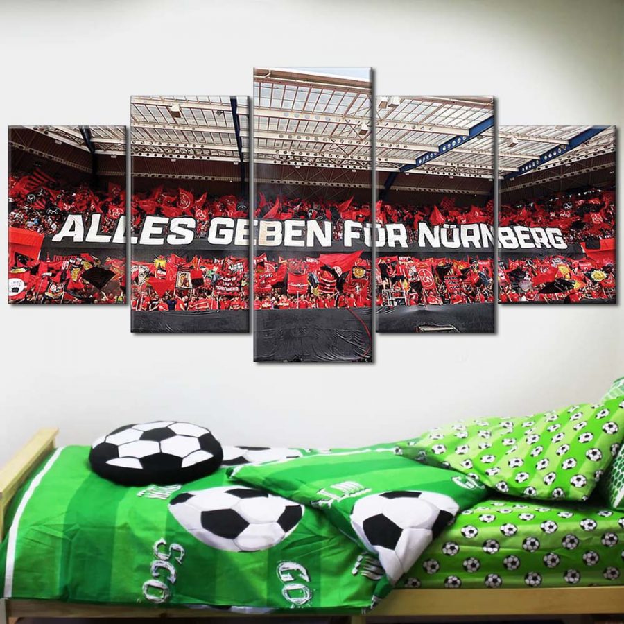 1. FC Nürnberg Sportplatz 05 FCN Leinwandbilder – Bild 2
