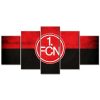 1. FC Nürnberg Schwarz-Rot FCN Leinwandbilder