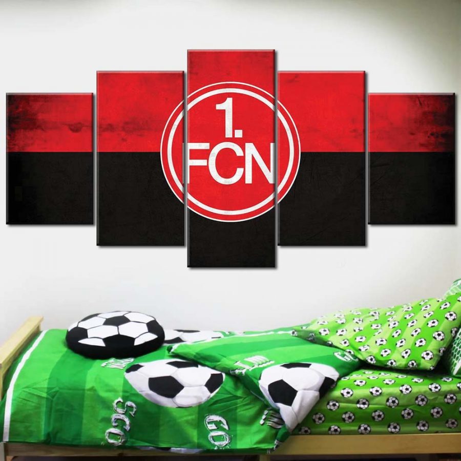 1. FC Nürnberg Schwarz-Rot FCN Leinwandbilder – Bild 2