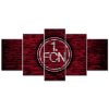 1. FC Nürnberg Dunkelrote Ziegelwand FCN Leinwandbilder