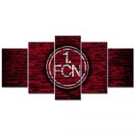 1. FC Nürnberg Dunkelrote Ziegelwand FCN Leinwandbilder