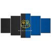 1. FC Saarbrücken Blau-Schwarzer Hintergrund Leinwandbilder