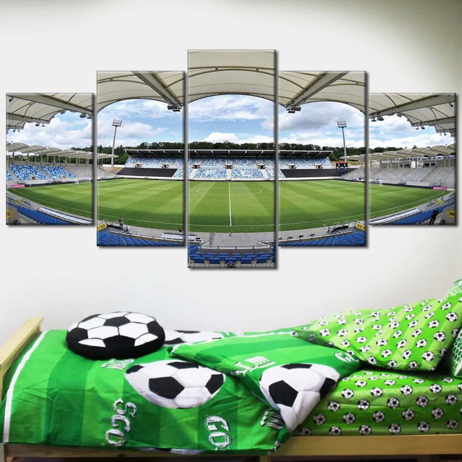 1. FC Saarbrücken Spielfeld Ludwigspark Stadion 3 Leinwandbilder – Bild 2