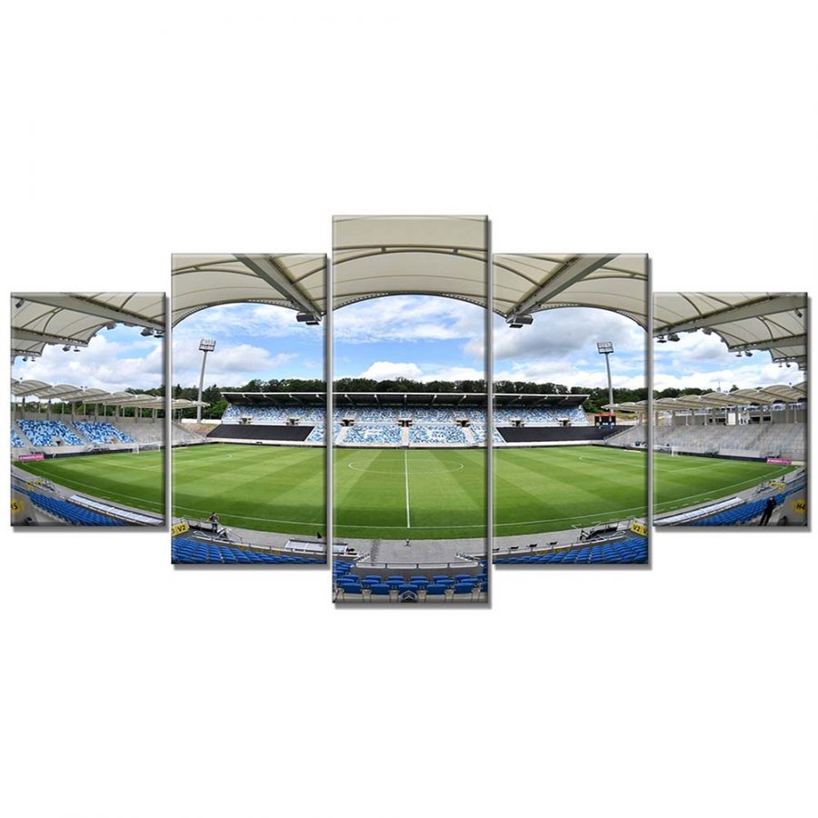 1. FC Saarbrücken Spielfeld Ludwigspark Stadion 3 Leinwandbilder
