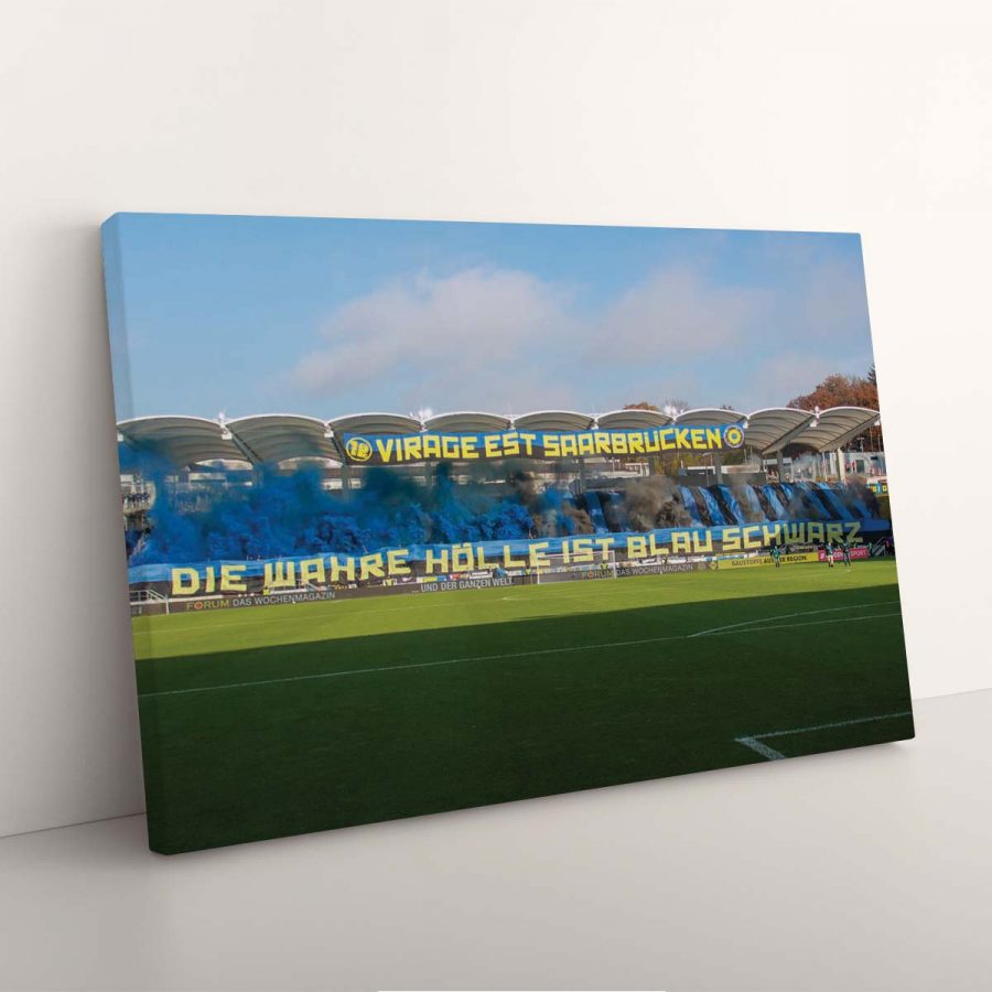 1. FC Saarbrücken Spielfeld Ludwigspark Stadion 5 Leinwandbilder – Bild 3