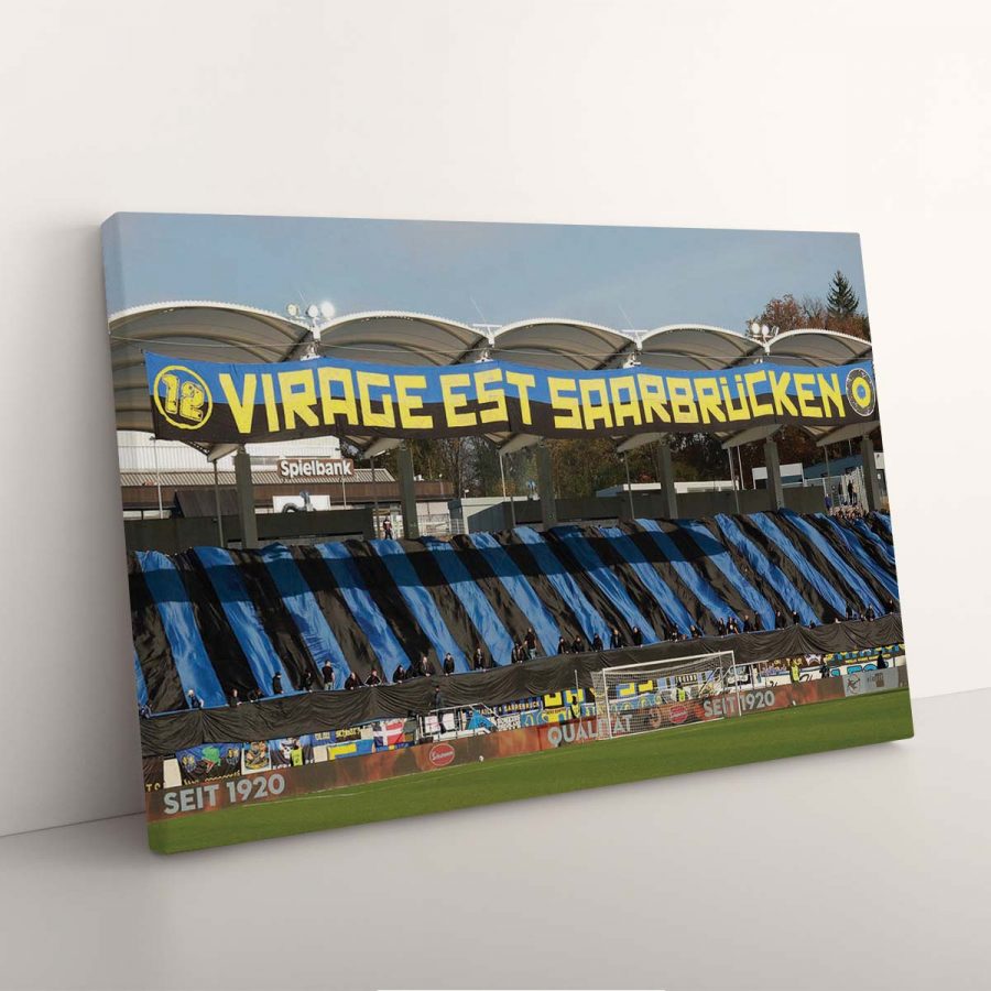 1. FC Saarbrücken Spielfeld Ludwigspark Stadion 6 Leinwandbilder – Bild 3