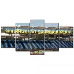 1. FC Saarbrücken Spielfeld Ludwigspark Stadion 6 Leinwandbilder