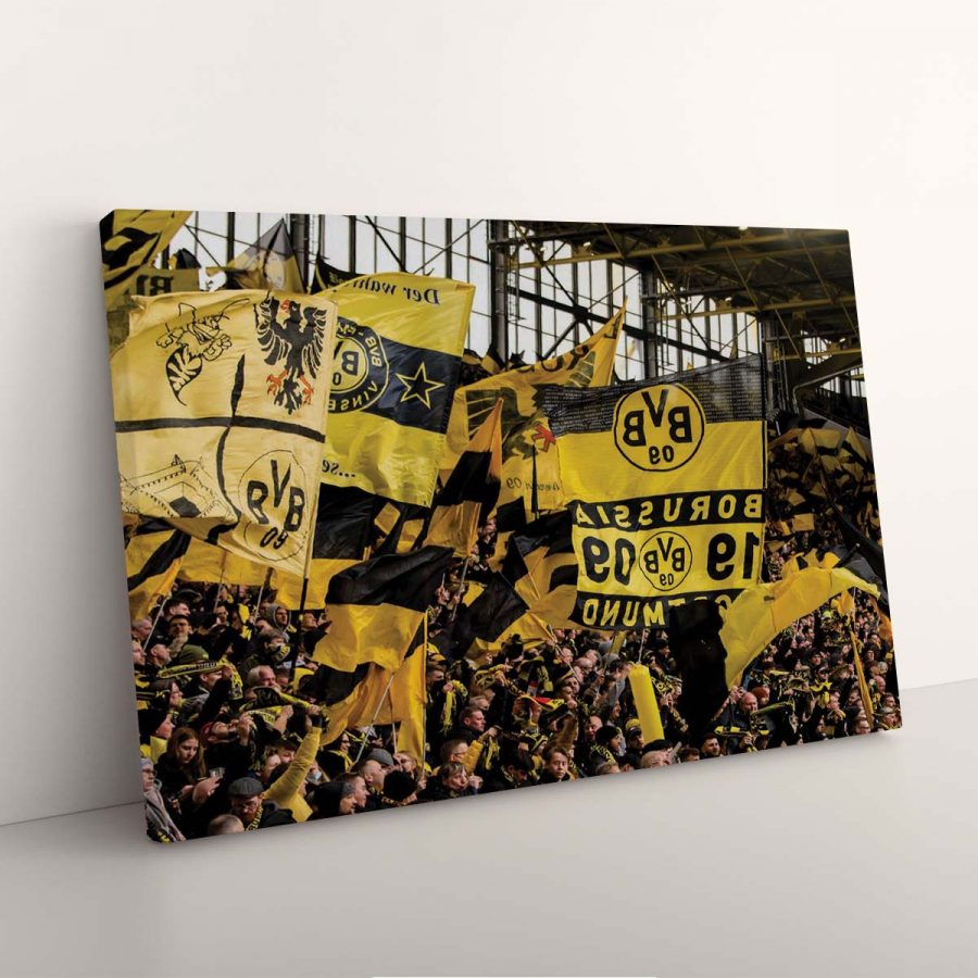 Borussia Dortmund Stadion Signal Iduna Park 04 BVB Leinwandbilder – Bild 3