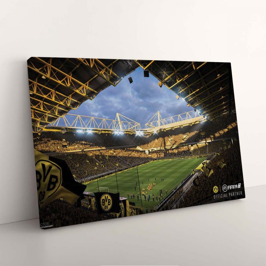 Borussia Dortmund Stadion Signal Iduna Park 12 BVB Leinwandbilder – Bild 3