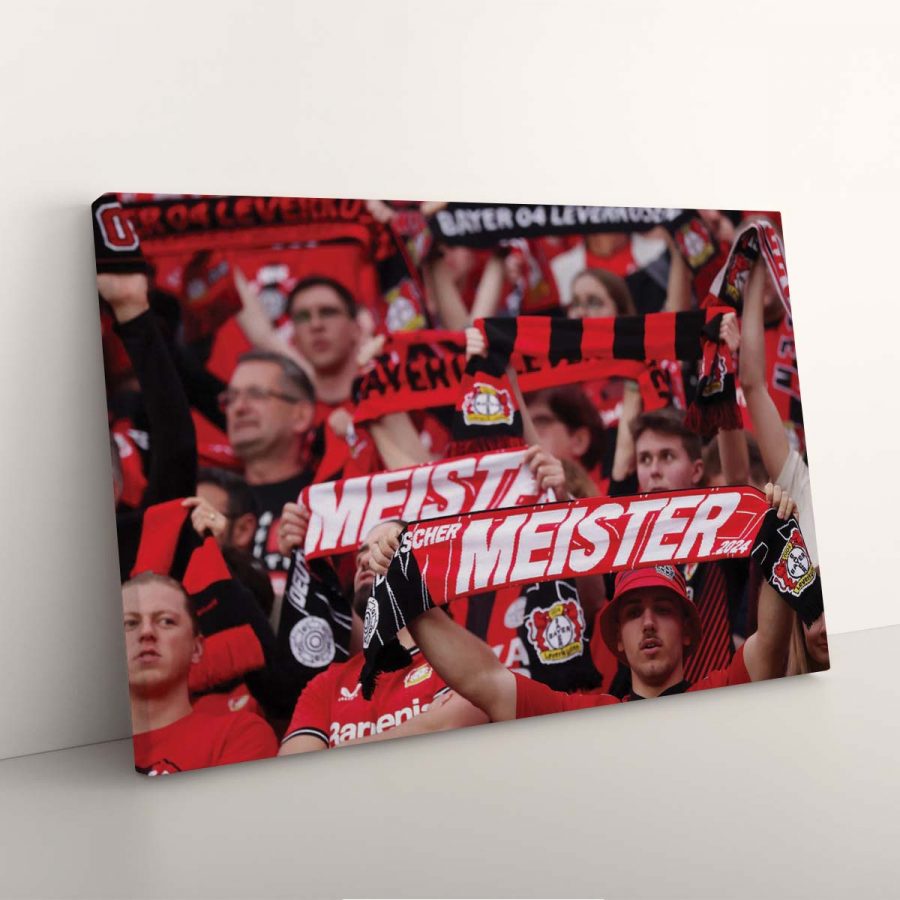 Bayer 04 Leverkusen BayArena Fans B04 Leinwandbilder – Bild 3