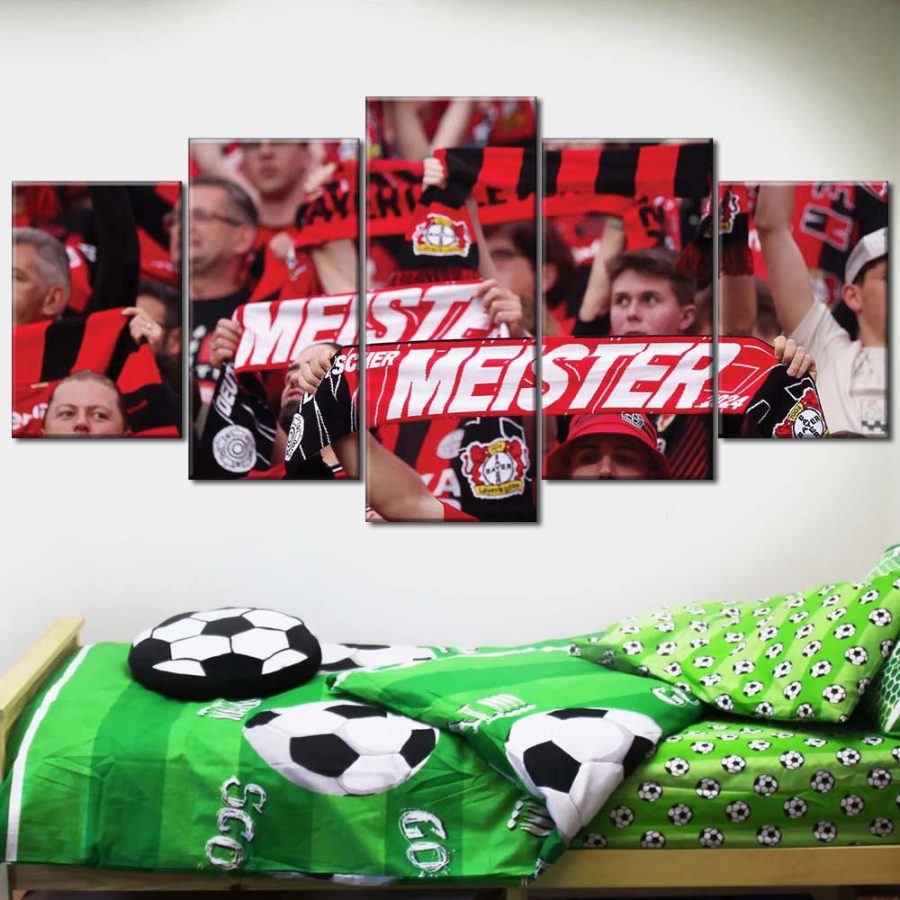 Bayer 04 Leverkusen BayArena Fans B04 Leinwandbilder – Bild 2