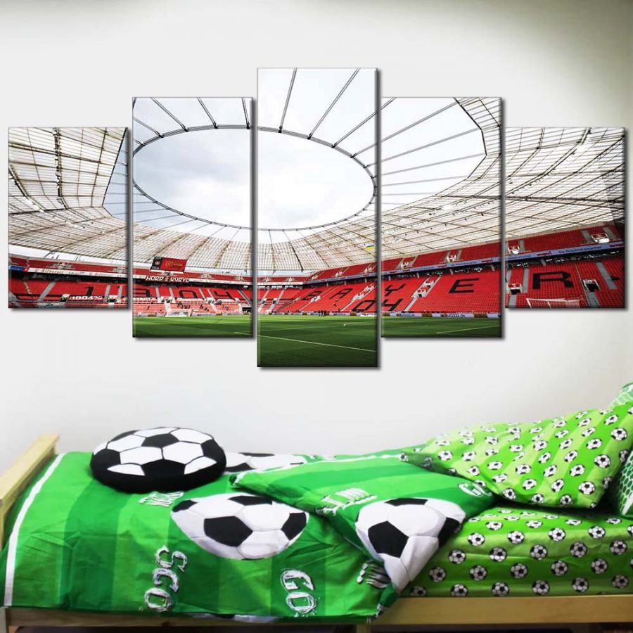 Bayer 04 Leverkusen BayArena Spielfeld 10 B04 Leinwandbilder – Bild 2