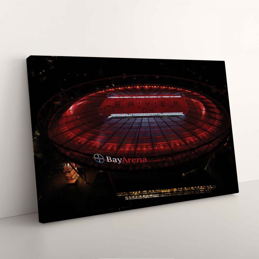Bayer 04 Leverkusen BayArena Spielfeld 11 B04 Leinwandbilder – Bild 3