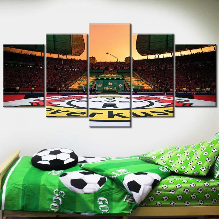 Bayer 04 Leverkusen BayArena Spielfeld 13 B04 Leinwandbilder – Bild 2