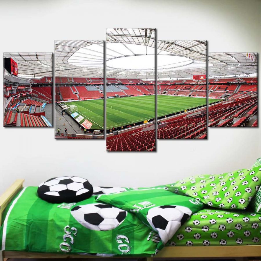 Bayer 04 Leverkusen BayArena Spielfeld 2 B04 Leinwandbilder – Bild 2