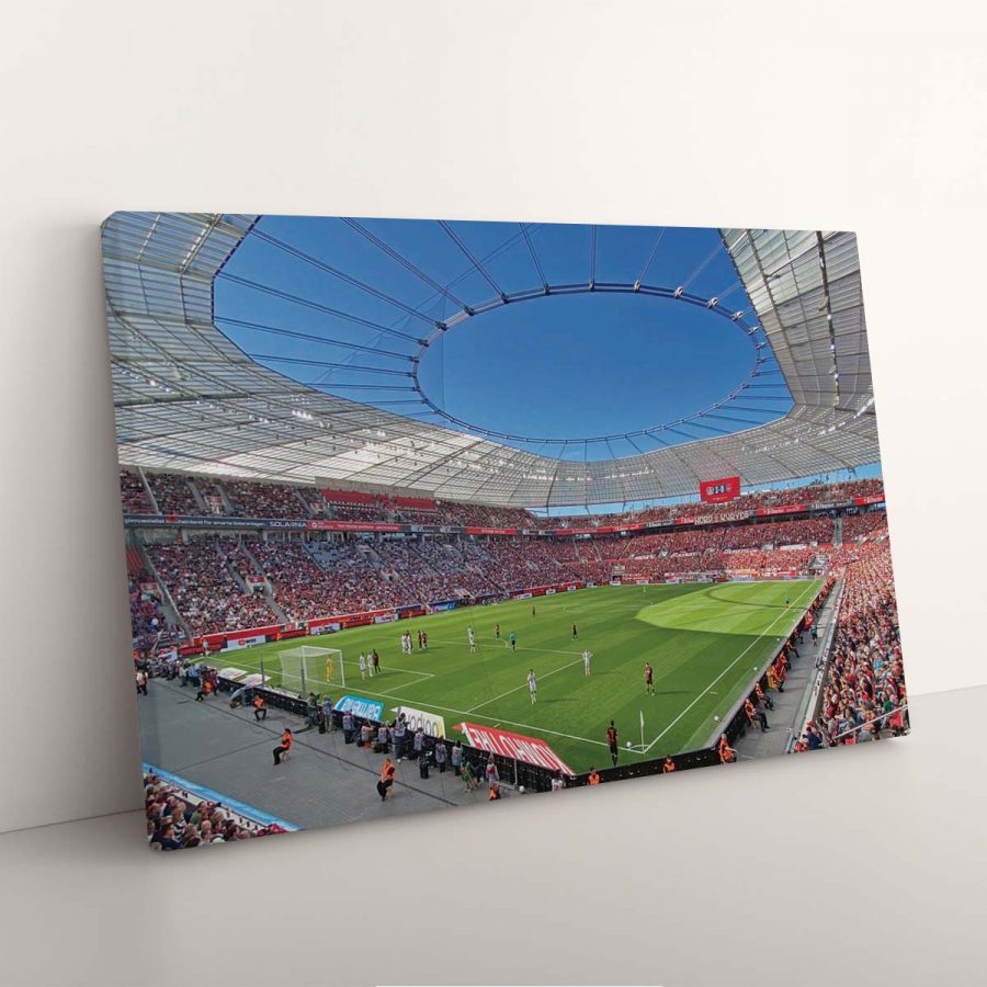 Bayer 04 Leverkusen BayArena Spielfeld 3 B04 Leinwandbilder – Bild 3