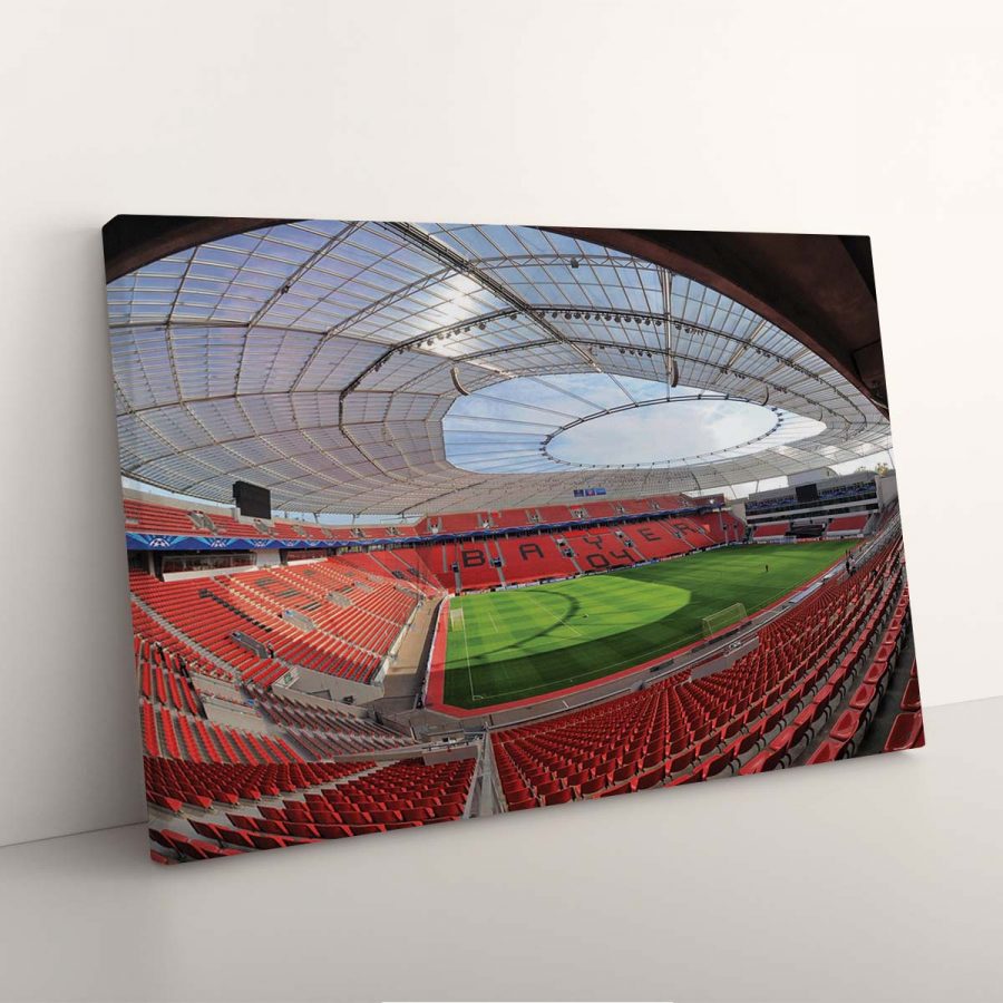 Bayer 04 Leverkusen BayArena Spielfeld 5 B04 Leinwandbilder – Bild 3