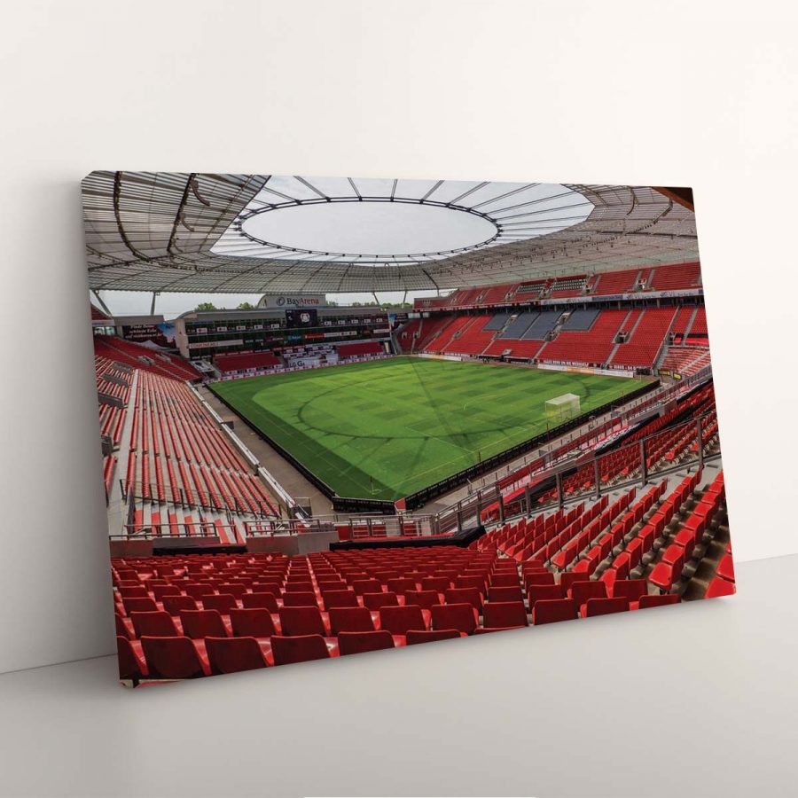 Bayer 04 Leverkusen BayArena Spielfeld 6 B04 Leinwandbilder – Bild 3