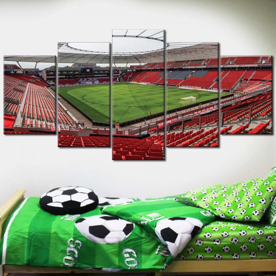 Bayer 04 Leverkusen BayArena Spielfeld 6 B04 Leinwandbilder – Bild 2