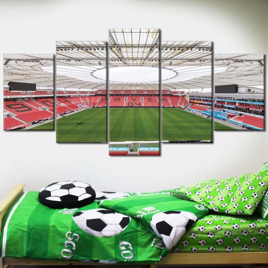 Bayer 04 Leverkusen BayArena Spielfeld 7 B04 Leinwandbilder – Bild 2